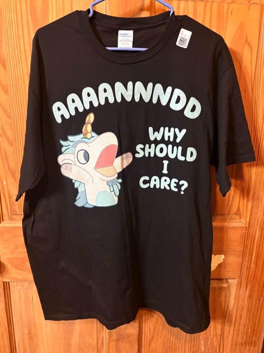 Kids Black Unicorn Graphic Tee - AAANNNNDD Why Should I Care?